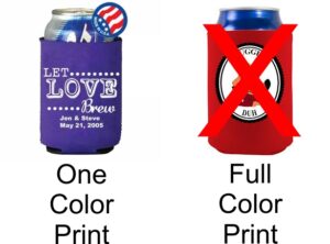 one color print versus full color